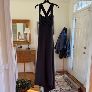 Calvin Klein Slate Gray Formal Gown